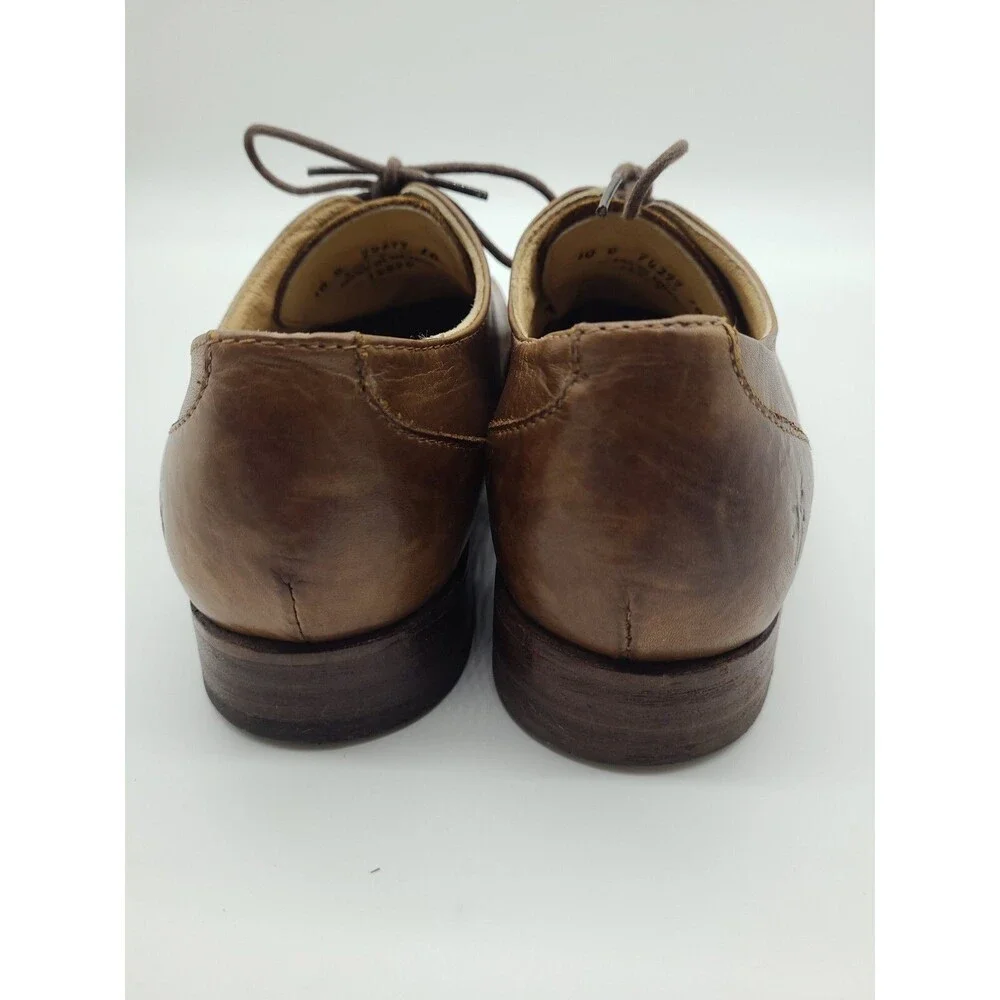FRYE Bowery Men’s Dress Shoe Size 10B Oxford Cap Toe Brown